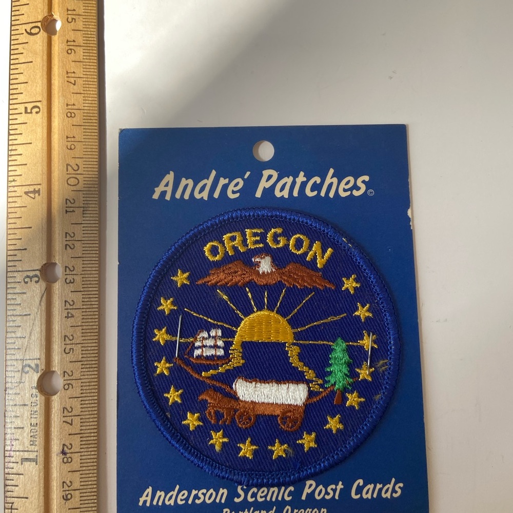 Andre' Patches Oregon Embroidered Patch